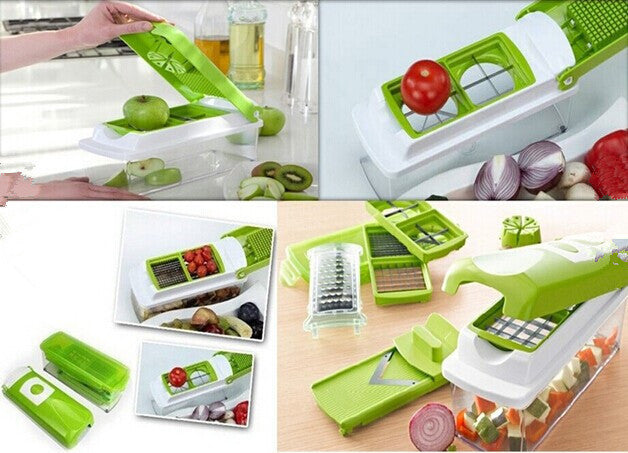 12pcs Multifunctional Vegetable, food Chopper