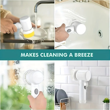 Electric Spin Scrubber, Wireless Shower Scrubber