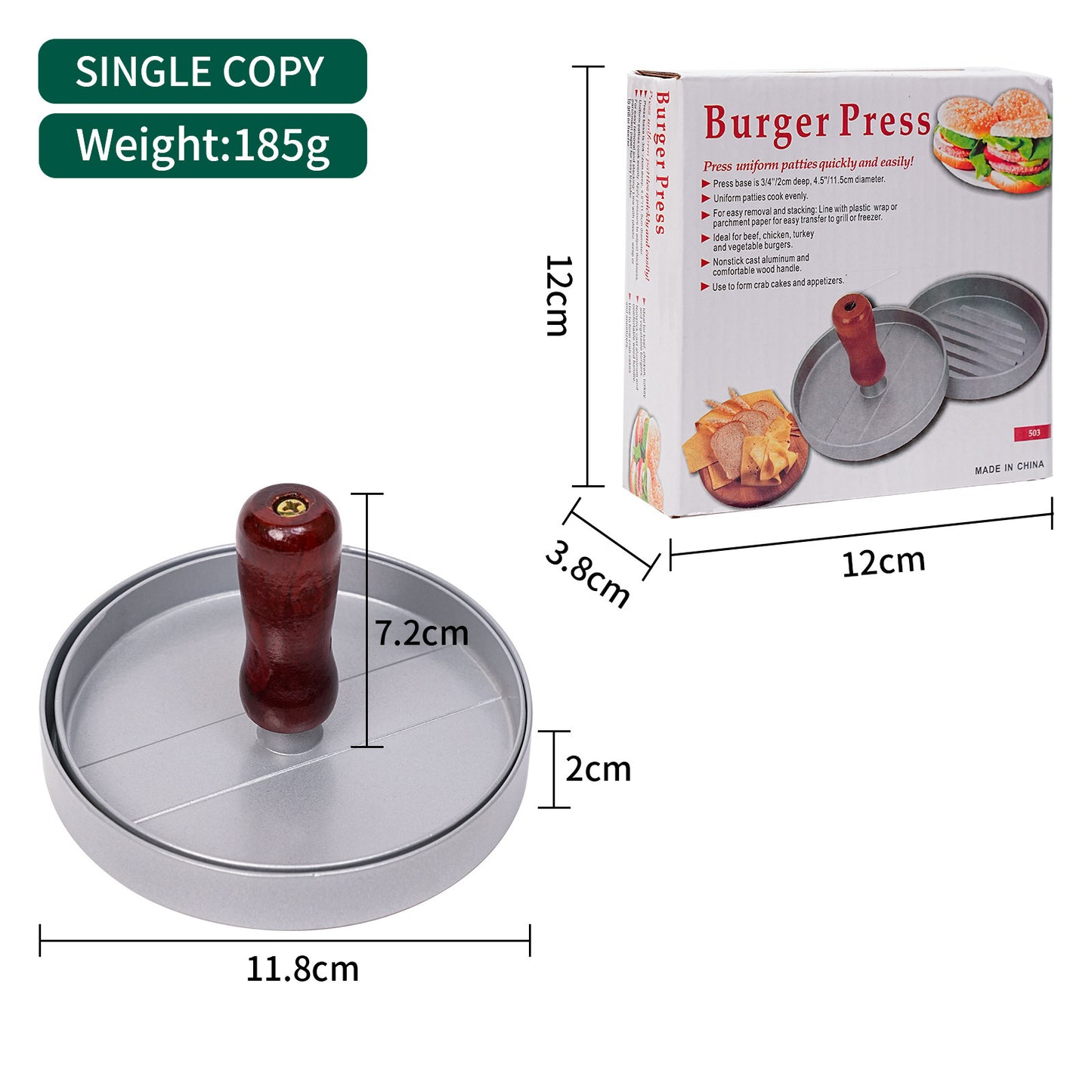Mini Burger Press Slider Patty