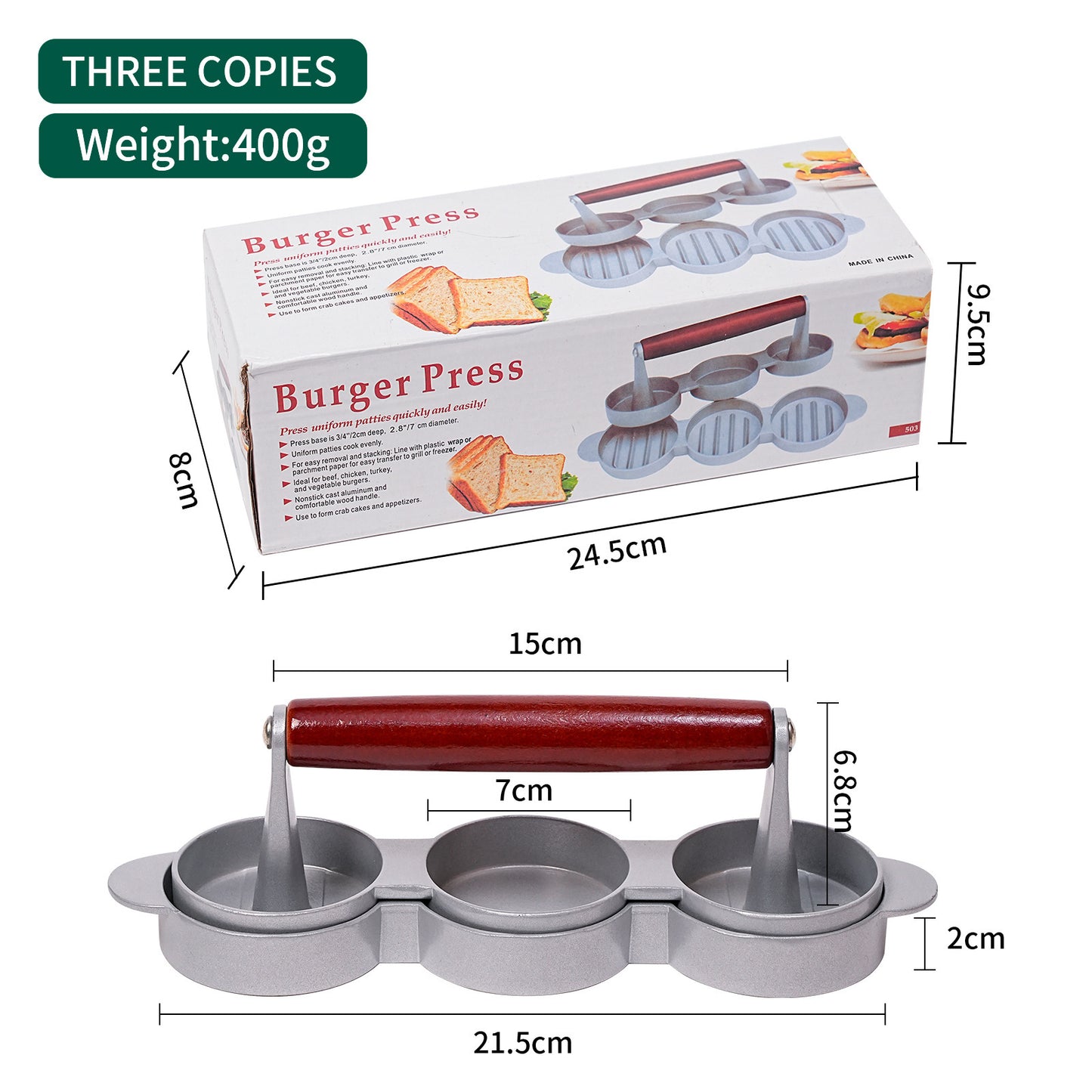 Mini Burger Press Slider Patty