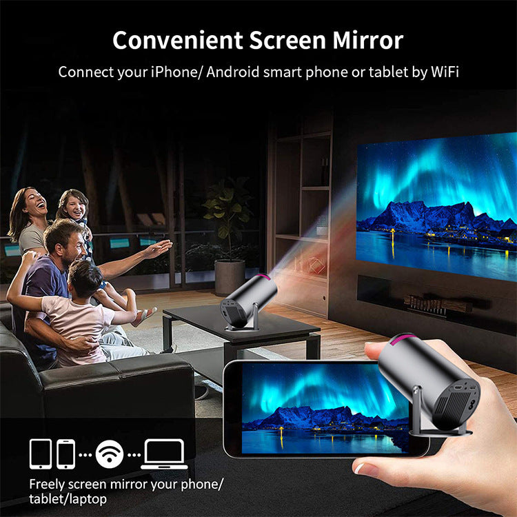 Hy300pro Short Focus Projector Home Living Room